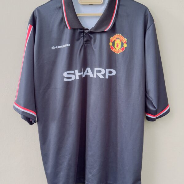 Manchester United 1998-99 David Beckham  FIVESLEEV POLO