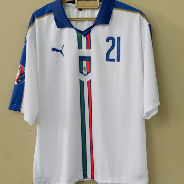 Puma Italy Away 2016 ANDREA PIRLO FIVESLEEV POLO