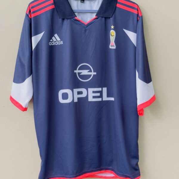 ACMILAN 1999-2000 THIRD KIT MALDINI FIVESLEEVE POLO