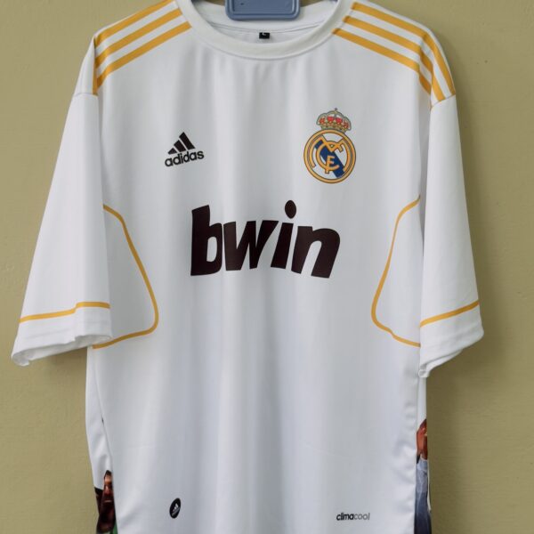 REAL MADRID BACK TEAM PHOTO WHITE FIVESLEEVE