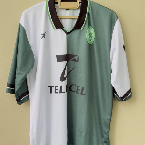 SPORTING 1998-99 HOME KIT RONALDO FIVESLEEVE POLO