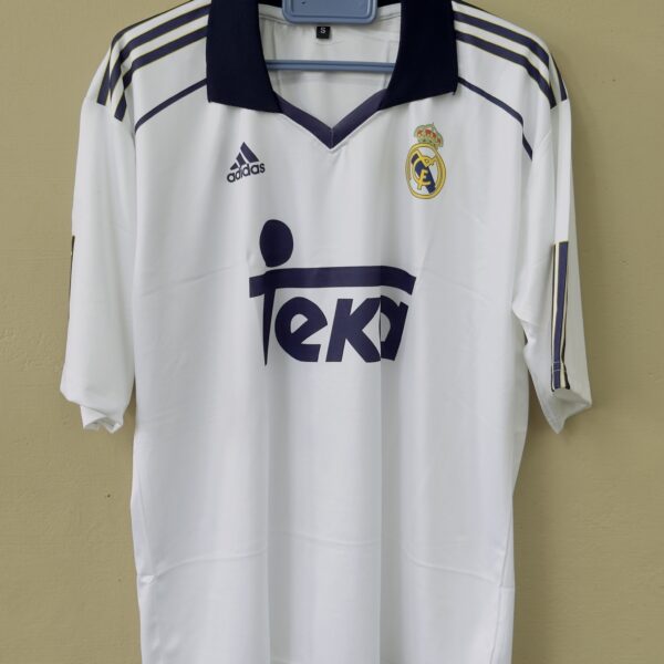 REAL MADRID 1999-2000 KIT R.CARLOS FIVESLEEVE POLO