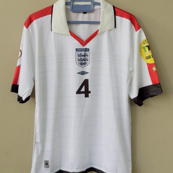 ENGLAND 90S RETRO GERRARD FIVE SLEEVE POLO