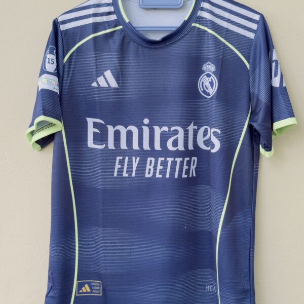 REAL MADRID 2025-26 AWAY KIT TRENT ALEXANDER ARNOLD HALFSLEEVE