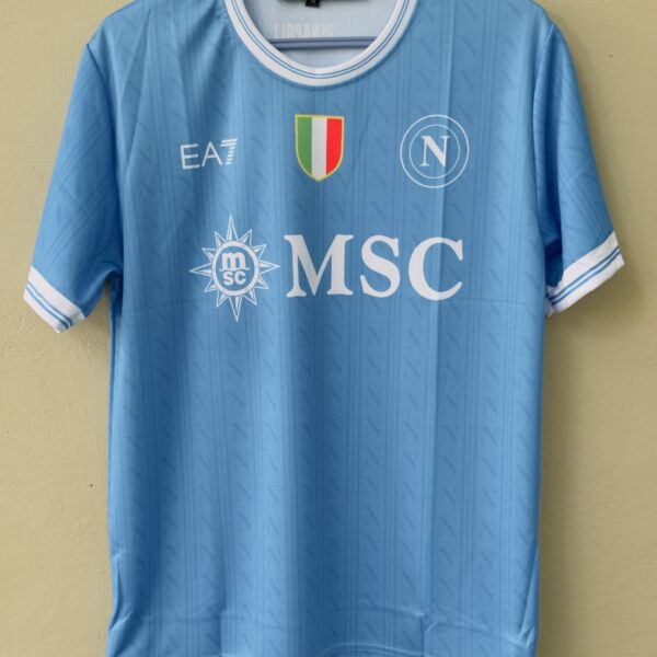 NAPOLI 2025-26 HOME KIT DE BRUYNE HALFSLEEVE