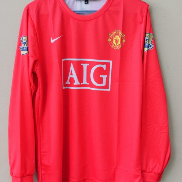 MANCHESTER UNITED 2007/08 HOME KIT FULL SLEEVE - CRISTIANO RONALDO