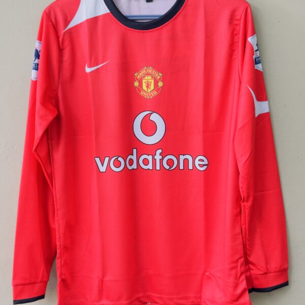MANCHESTER UNITED 2005/06 HOME KIT FULL SLEEVE - CRISTIANO RONALDO
