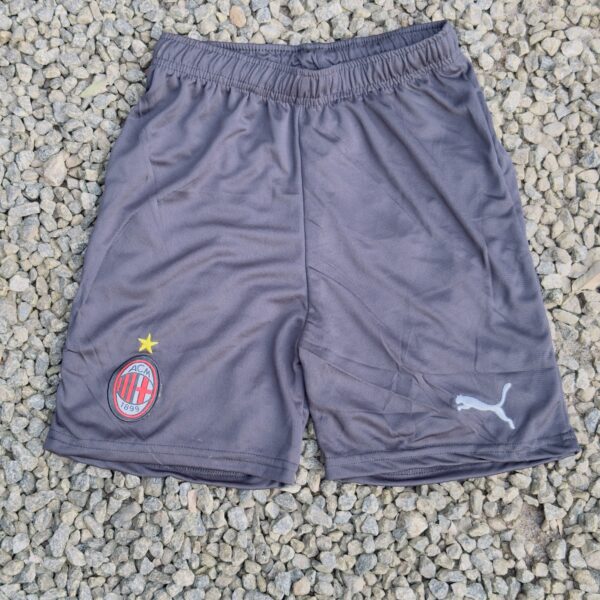AC MILAN BLACK TWO SIDE EMBROIDERY SHORTS
