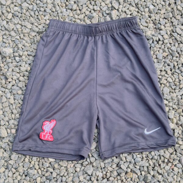 LIVERPOOL BLACK TWO SIDE EMBROIDERY SHORTS