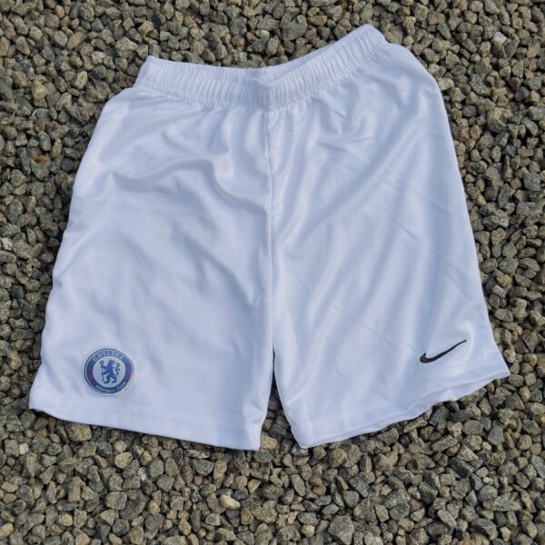 CHELSEA WHITE TWO SIDE EMBROIDERY SHORTS