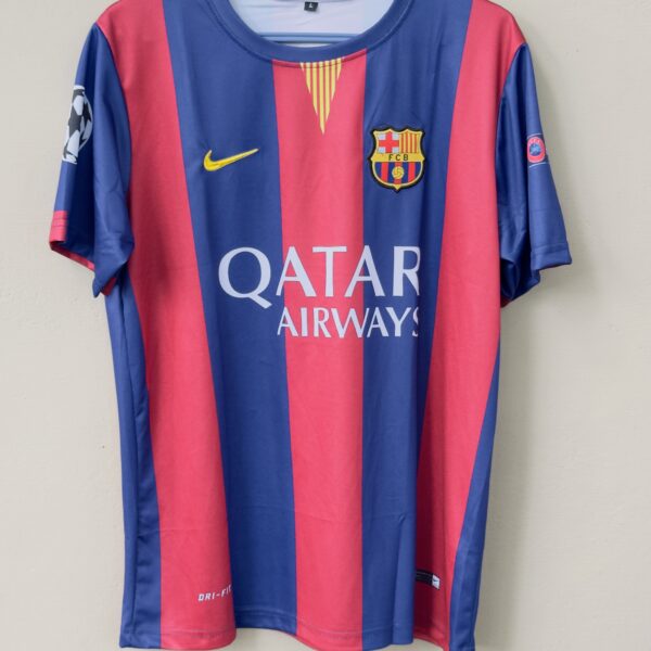 BARCELONA 2015 HOME KIT NEYMAR EMBROIDERY