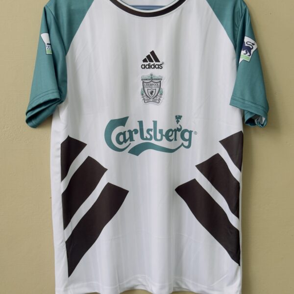 LIVERPOOL 1993-95 AWAY TORRES RETRO EMBROIDERY  HALFSLEEVE