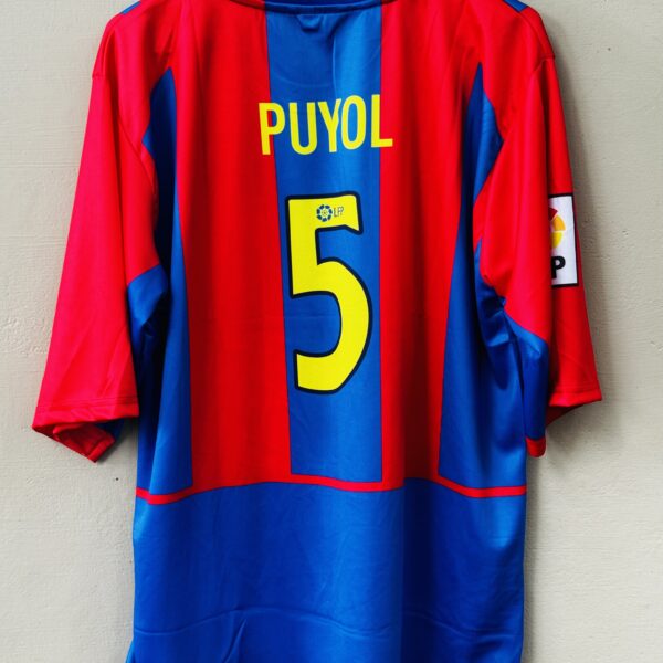 BARCELONA 2002/2003 HOME PUYOL FIVESLEEVE